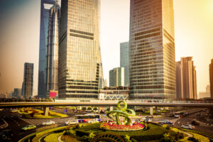 Iconic Free Zone building in Dubai